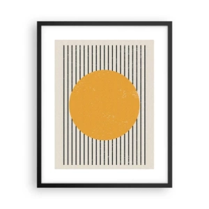 Plakat i sort ramme - Enkelthedens kraft - 40x50 cm