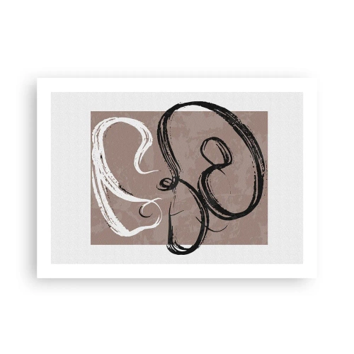 Plakat - Komposition - en søgen efter fuldstændighed - 70x50 cm