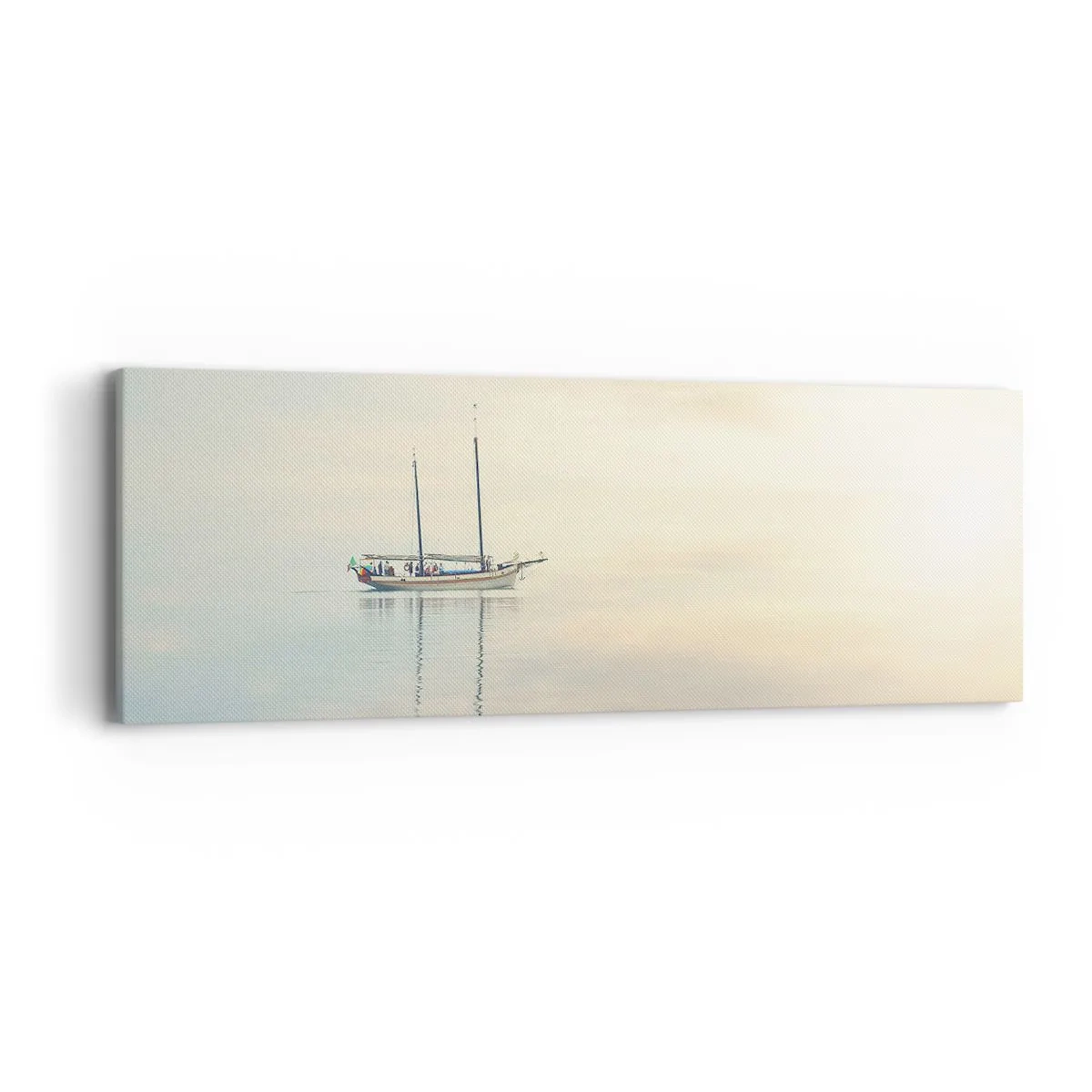 Lærredstryk - Billede på lærred - I et hav af stilhed - 90x30 cm