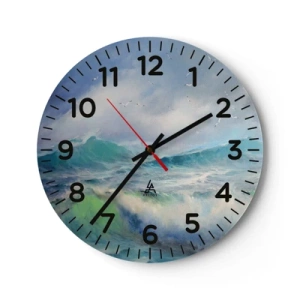 Vægur, Uret - "Hvirvelvinden hylede af triumf ...’ - 30x30 cm