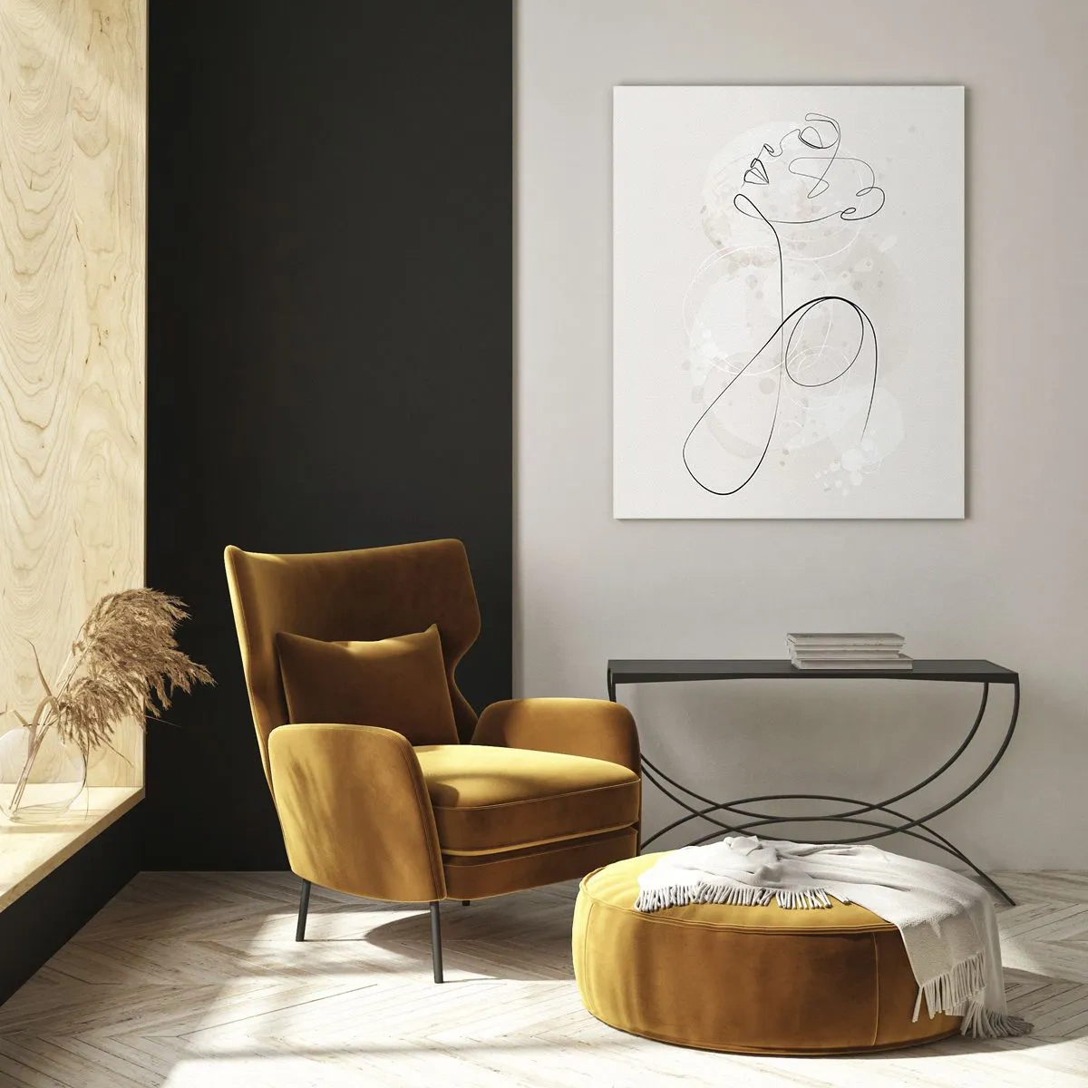 Billede på glas - Spiralen af skønhed - 70x100 cm