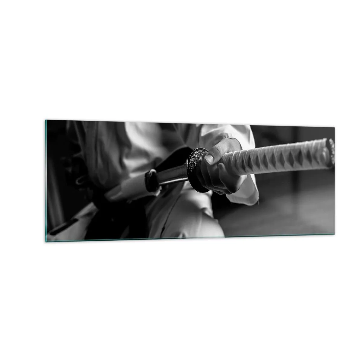 Billede på glas - En krigers sjæl - 140x50 cm