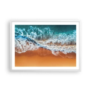 Plakat i hvid ramme - Altid i tandem - 70x50 cm