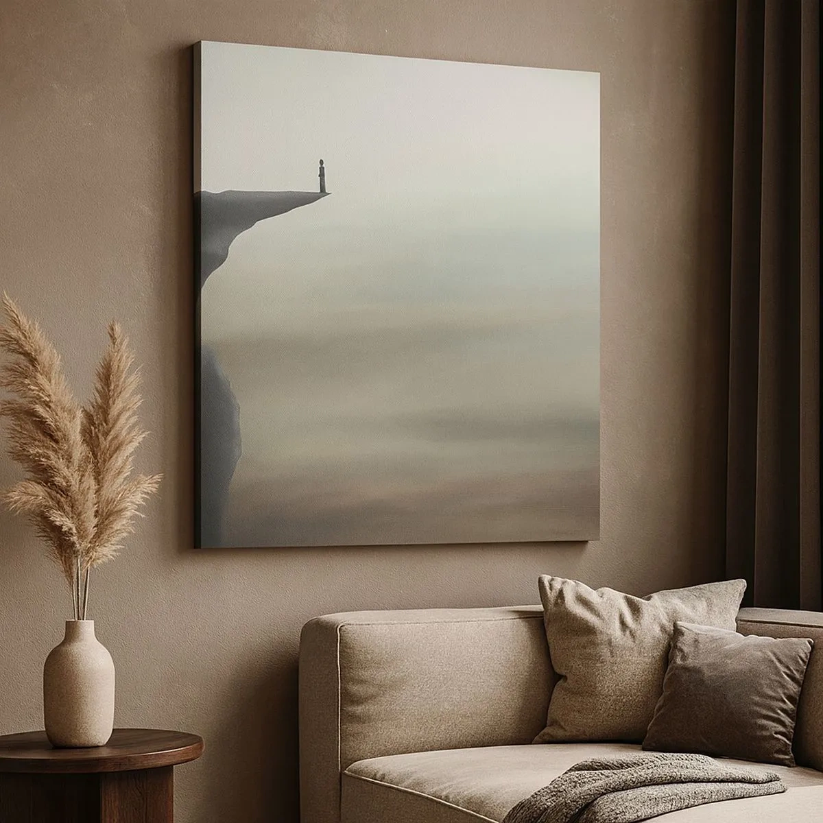 Lærredstryk - Billede på lærred - Opad, selvfølgelig! - 30x30 cm