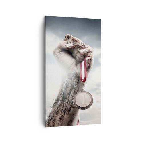 Lærredstryk - Billede på lærred - Per aspera ad astra - 45x80 cm