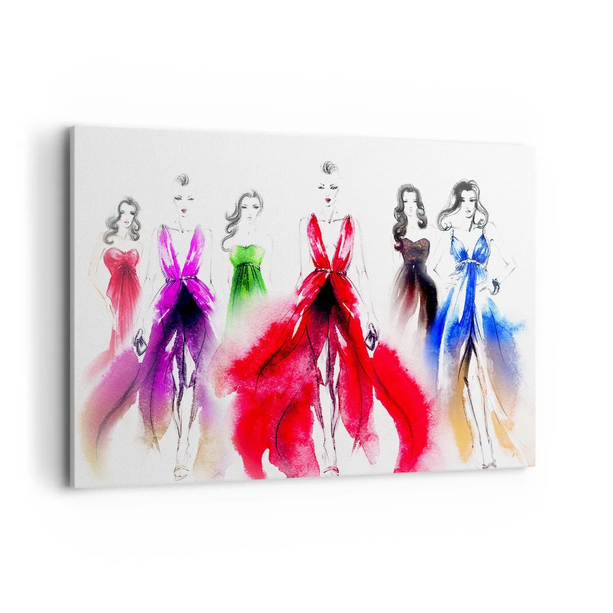 Lærredstryk - Billede på lærred - Stemninger til outfits - 120x80 cm
