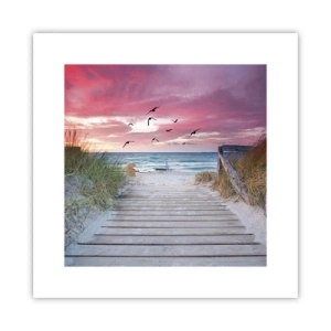 Plakat - Baltisk indtryk - 30x30 cm