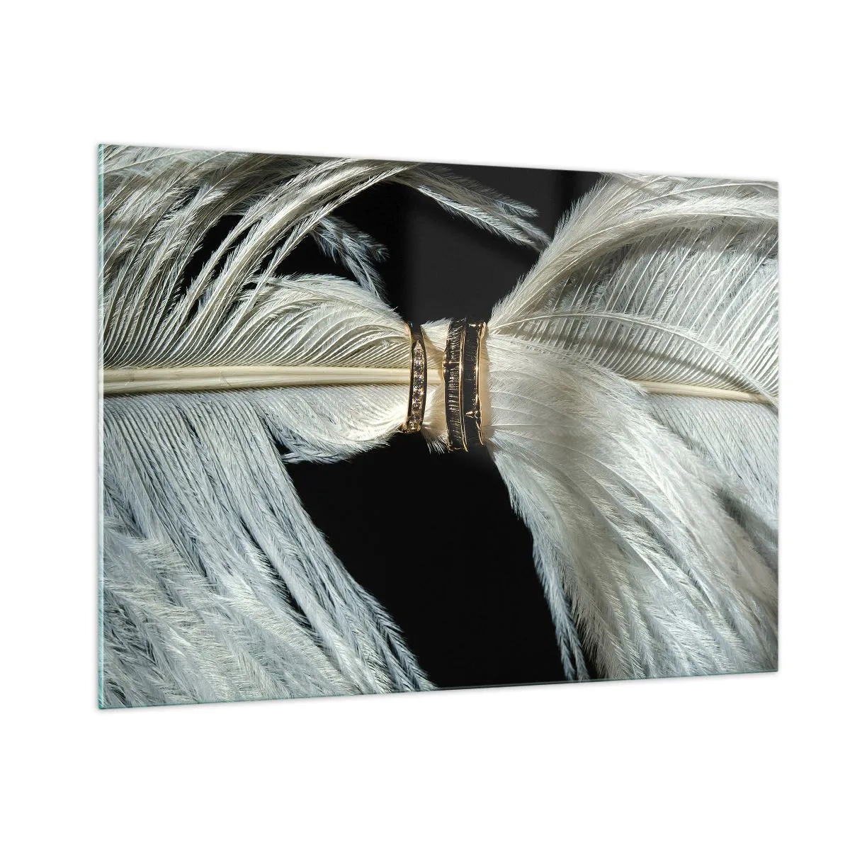 Billede på glas - ...og jeg vil ikke forlade dig... - 100x70 cm