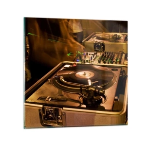 Billede på glas - Kan du mærke kraften? - 60x60 cm