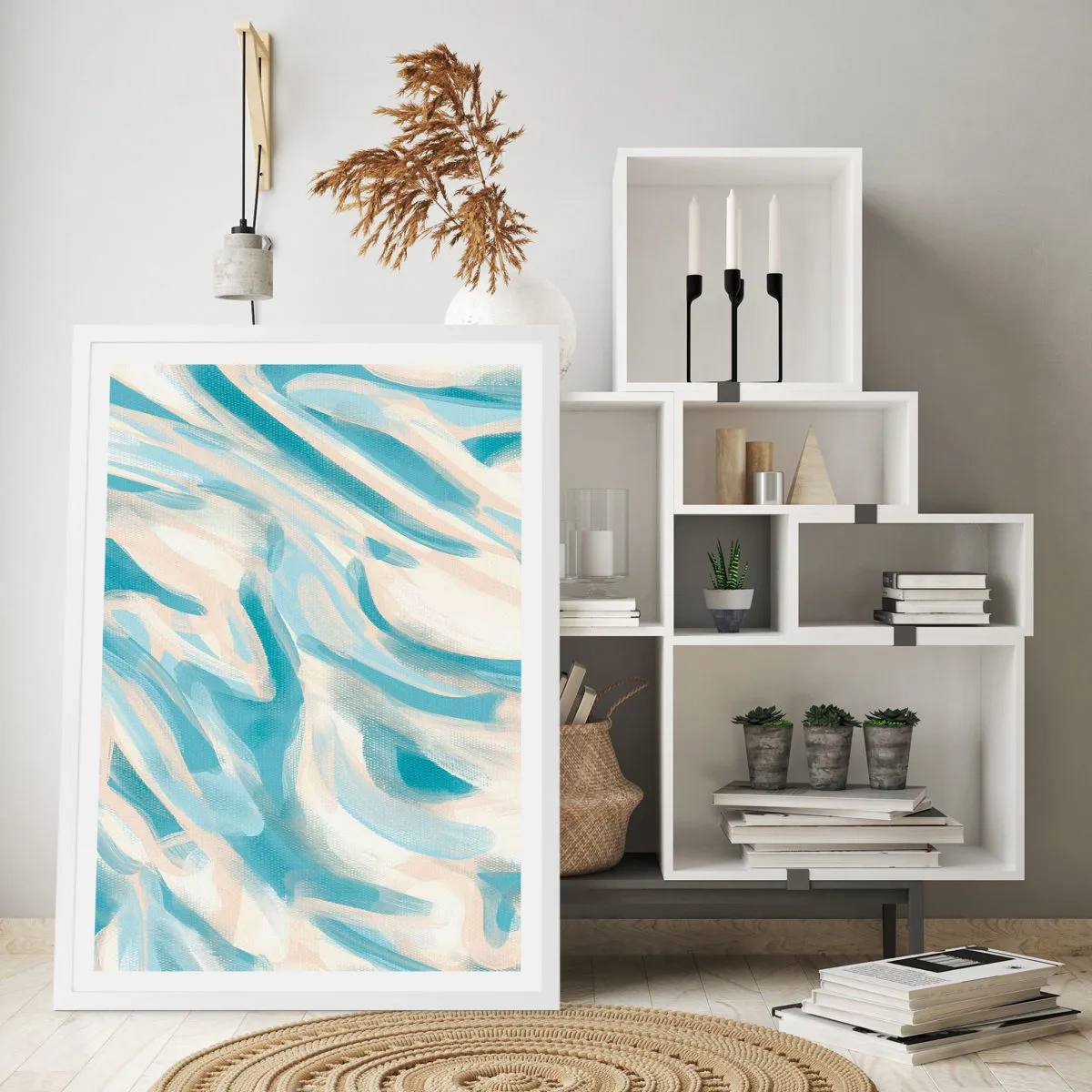 Plakat i hvid ramme - Forårsbriser - 40x50 cm