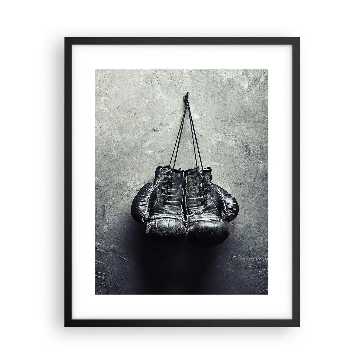 Plakat i sort ramme - En tid med kamp og en tid med fred - 40x50 cm