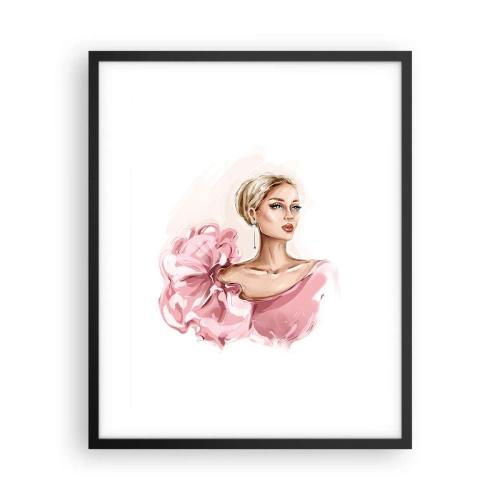 Plakat i sort ramme - Som malet... - 40x50 cm