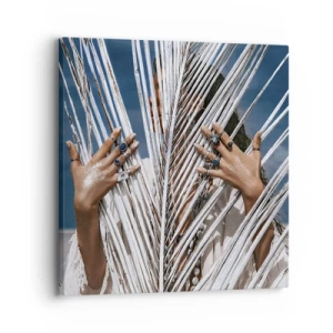 Lærredstryk - Billede på lærred - Shamanens kæreste? - 30x30 cm