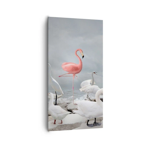 Lærredstryk - Billede på lærred - Hvor kommer jeg fra? - 65x120 cm