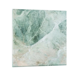 Billede på glas - Den ædle kølighed af sten - 70x70 cm