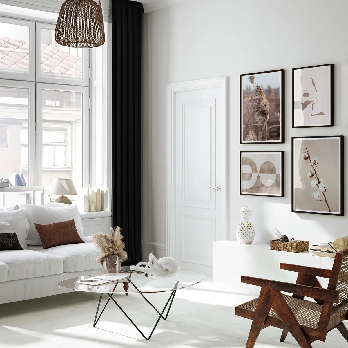 White room - Inspiration til stuen