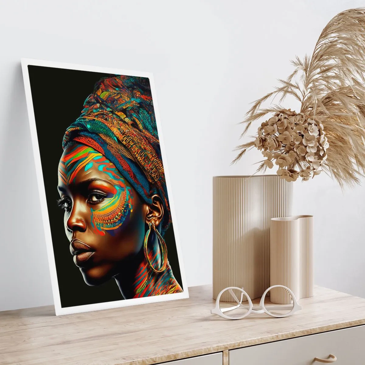 Plakat - Afrikansk dronning - 61x91 cm