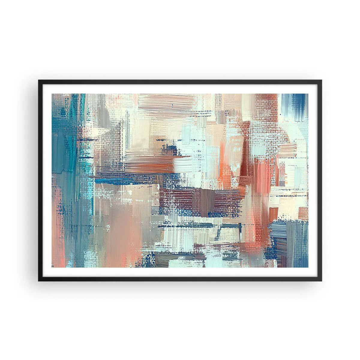 Plakat i sort ramme - At nå lyset - 100x70 cm
