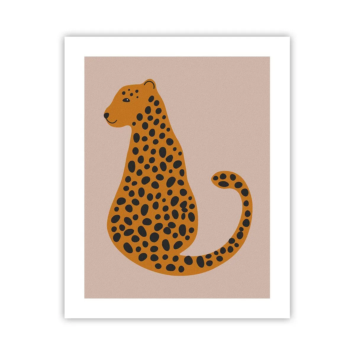 Plakat - Leopardprint er et moderigtigt mønster - 40x50 cm