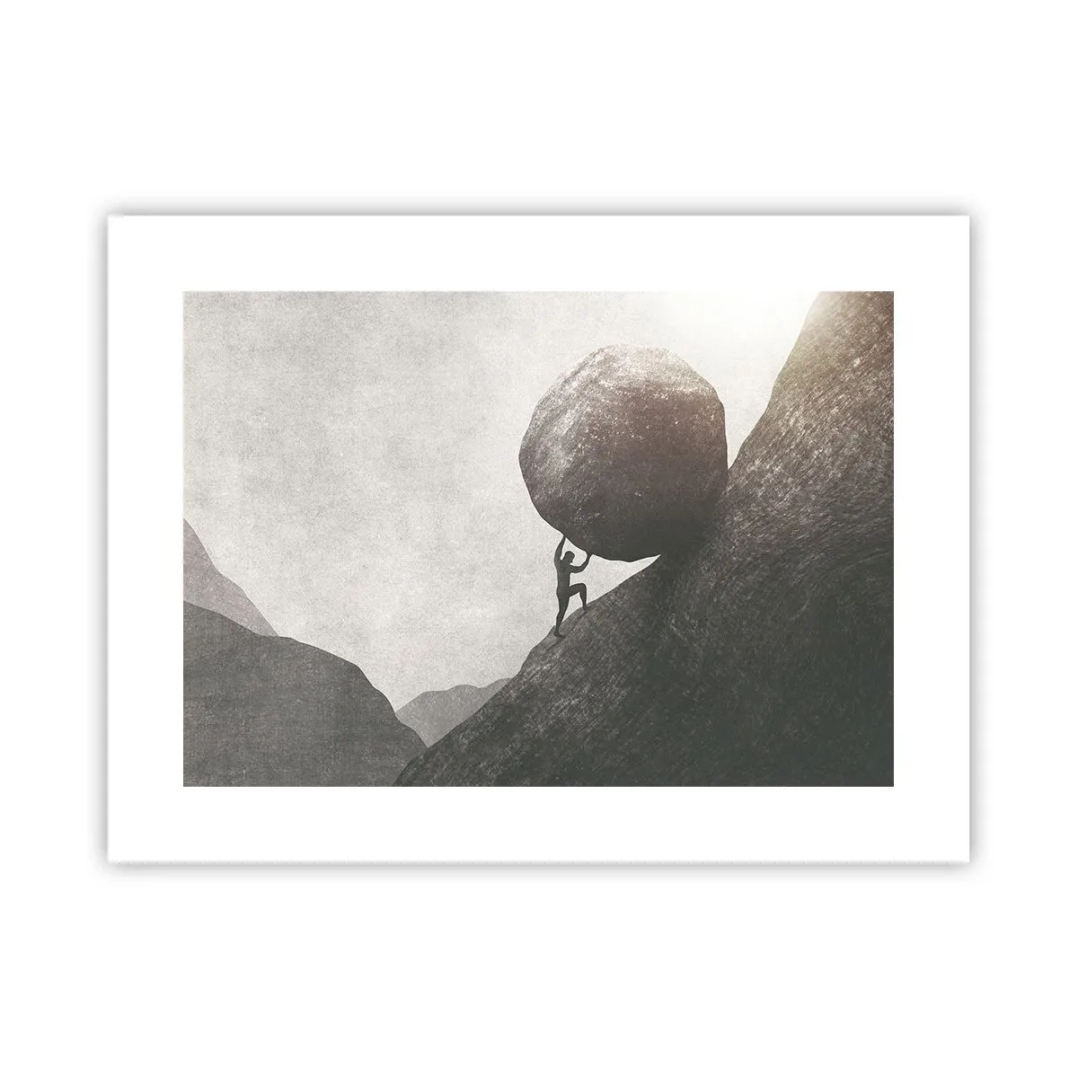 Plakat - Jeg tror mod al forventning - 40x30 cm