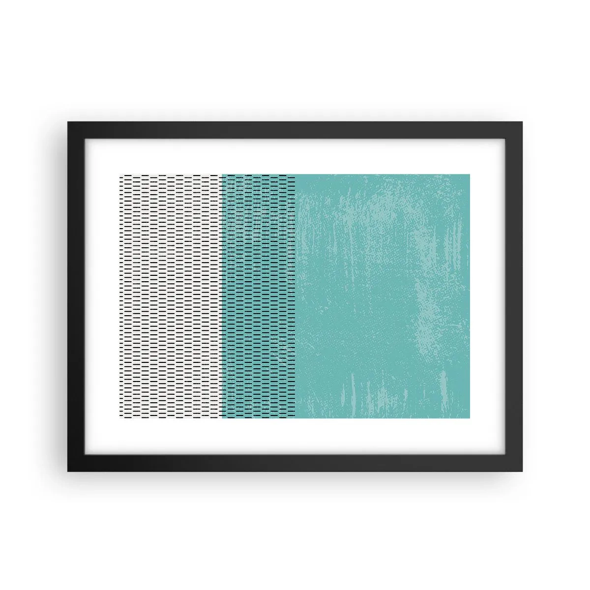 Plakat i sort ramme - Balanceret sammensætning - 40x30 cm