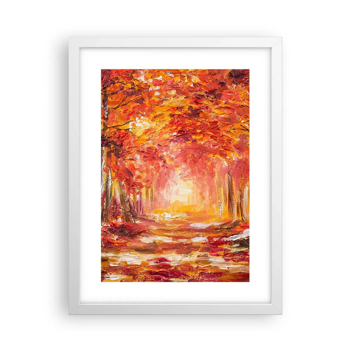 Plakat i hvid ramme - Kobberskov - 30x40 cm