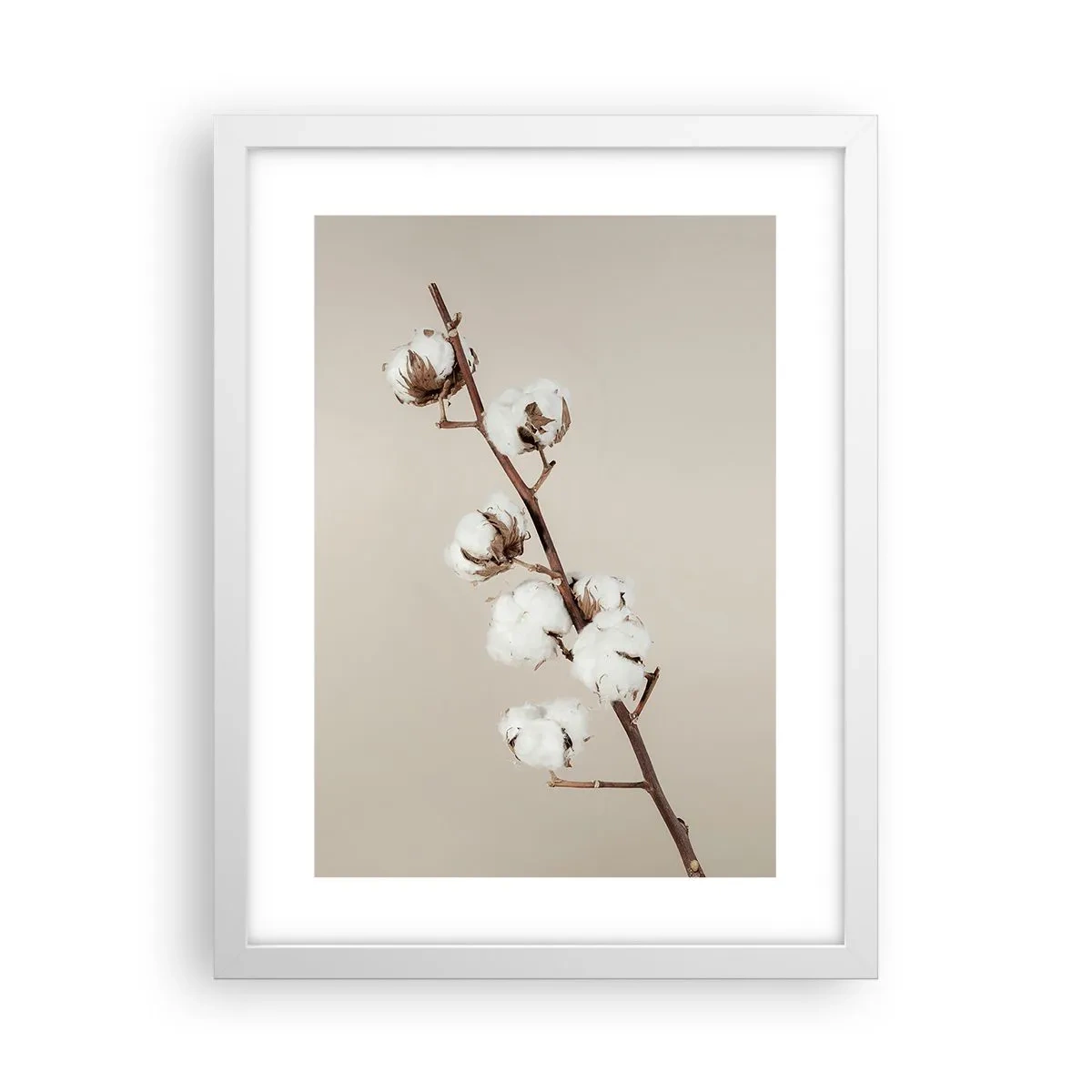 Plakat i hvid ramme - Ved kilden til blødhed - 30x40 cm