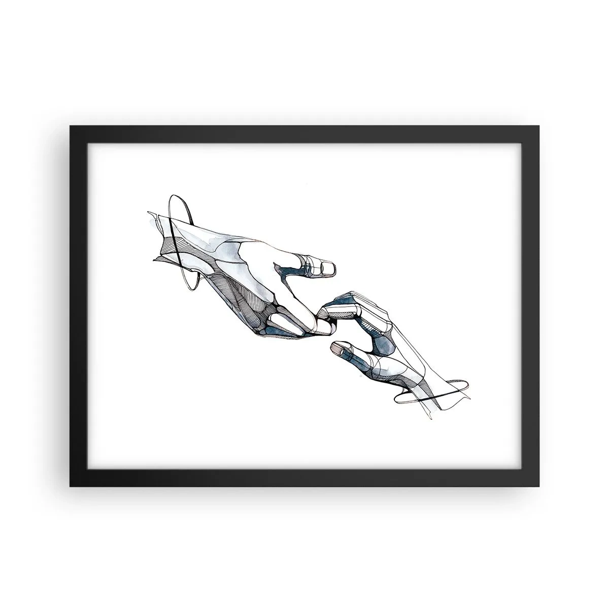 Plakat i sort ramme - En god gestus - 40x30 cm