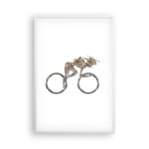 Plakat i hvid ramme - En fantastisk maskine - 61x91 cm