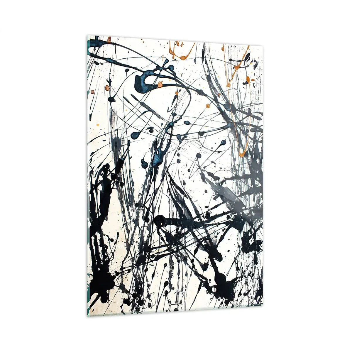 Billede på glas - Ekspressionistisk abstraktion - 50x70 cm