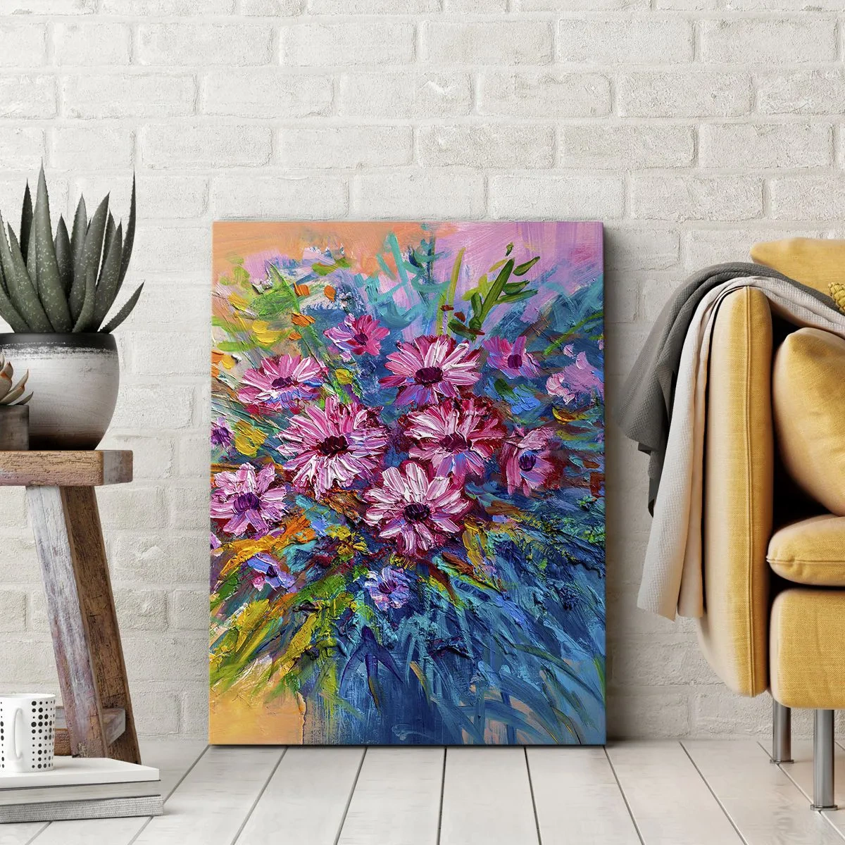 Lærredstryk - Billede på lærred - Livets energi - 50x70 cm