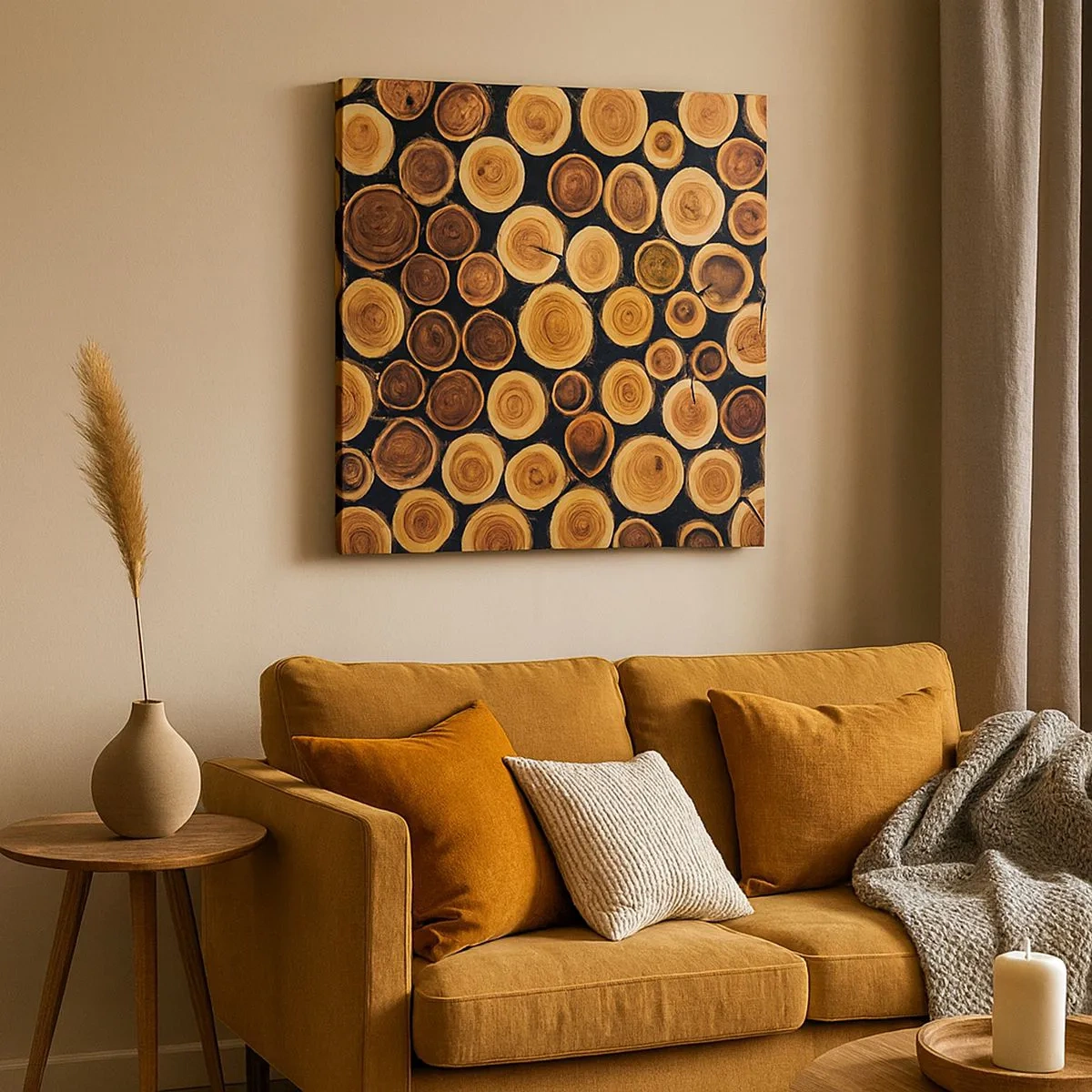 Lærredstryk - Billede på lærred - Hvor gammel ser jeg ud? - 30x30 cm