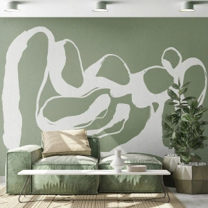 Fototapet Selvklæbende Deluxe Sticker - Rummets kald - Minimalisme, Boho, Stykke - 400x280 cm