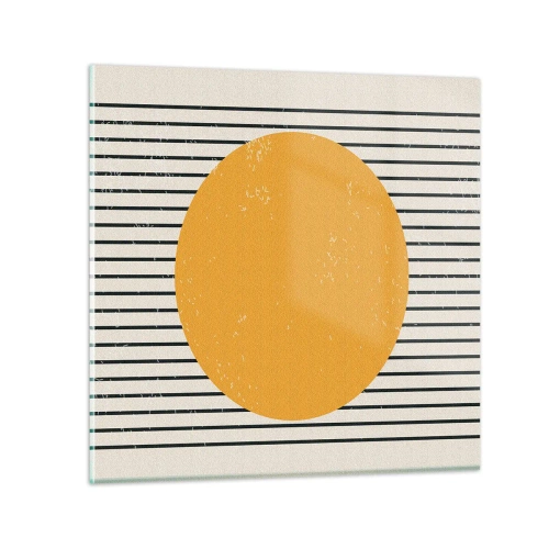 Billede på glas - Enkelthedens kraft - 70x70 cm