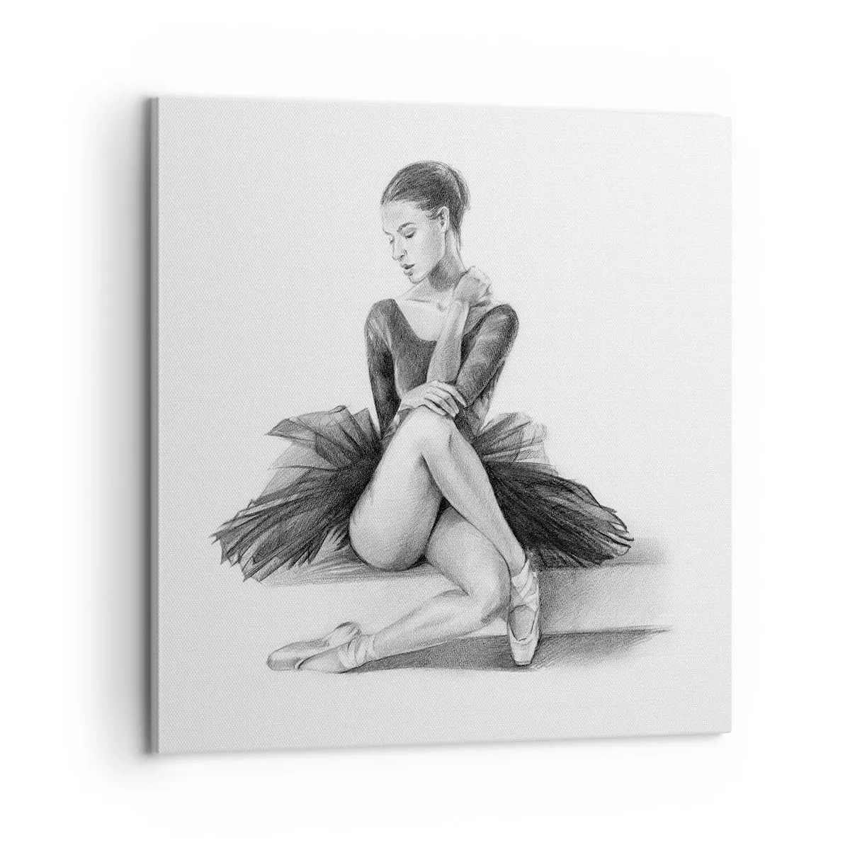 Lærredstryk - Billede på lærred - Fortryllet af dans - 60x60 cm