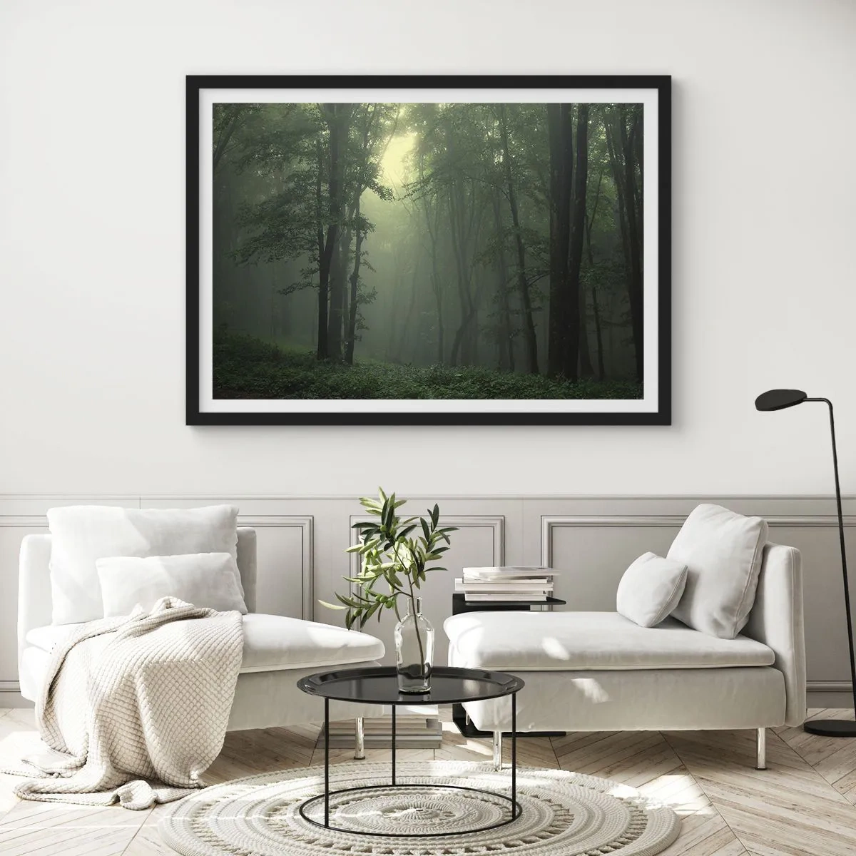 Plakat i sort ramme - Før han vågner op - 70x50 cm