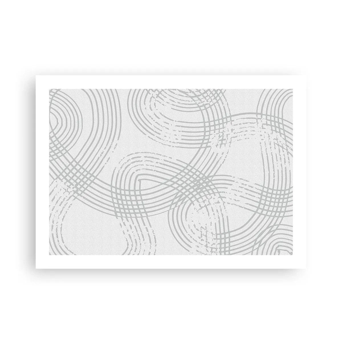 Plakat - Der er ingen lige vej - 70x50 cm