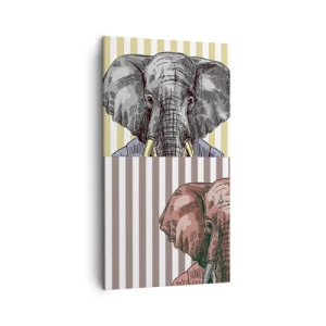 Lærredstryk - Billede på lærred - Elegant af natur - 45x80 cm