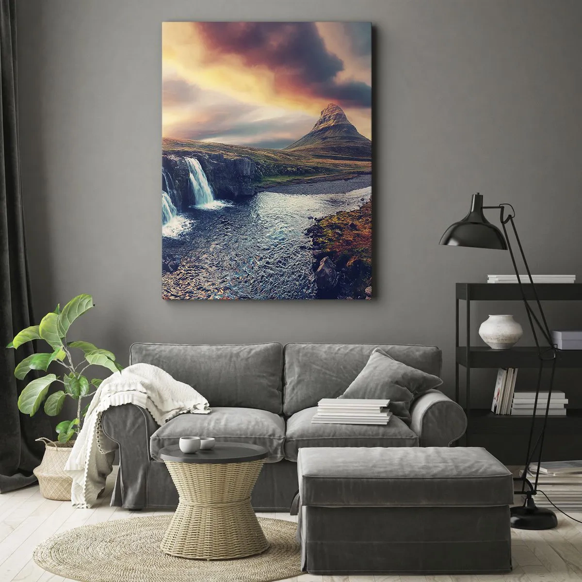 Lærredstryk - Billede på lærred - I naturens majestæt - 50x70 cm