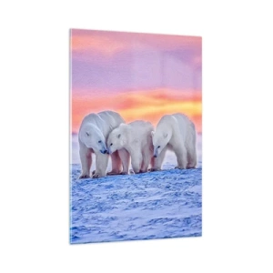 Billede på glas - Familievarme er nok - 80x120 cm