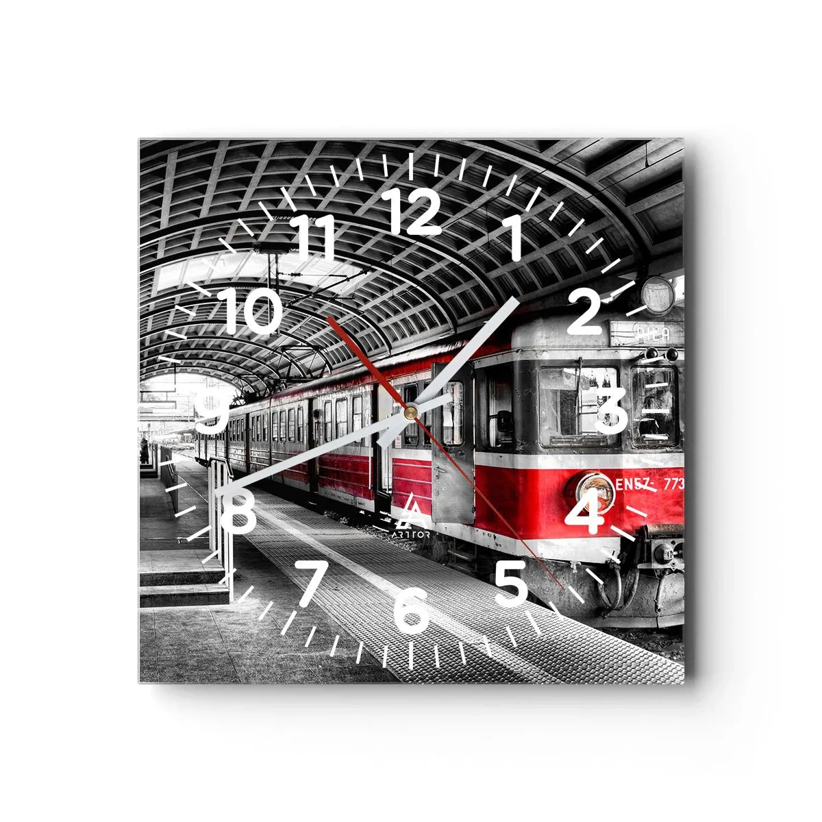 Vægur, Uret - Måske en rejse for livet? - 40x40 cm