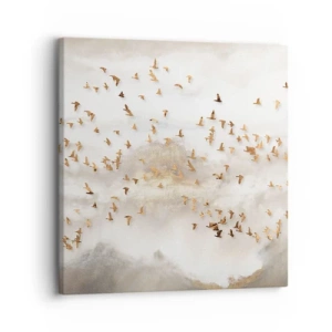 Lærredstryk - Billede på lærred - Det er på tide... - 30x30 cm