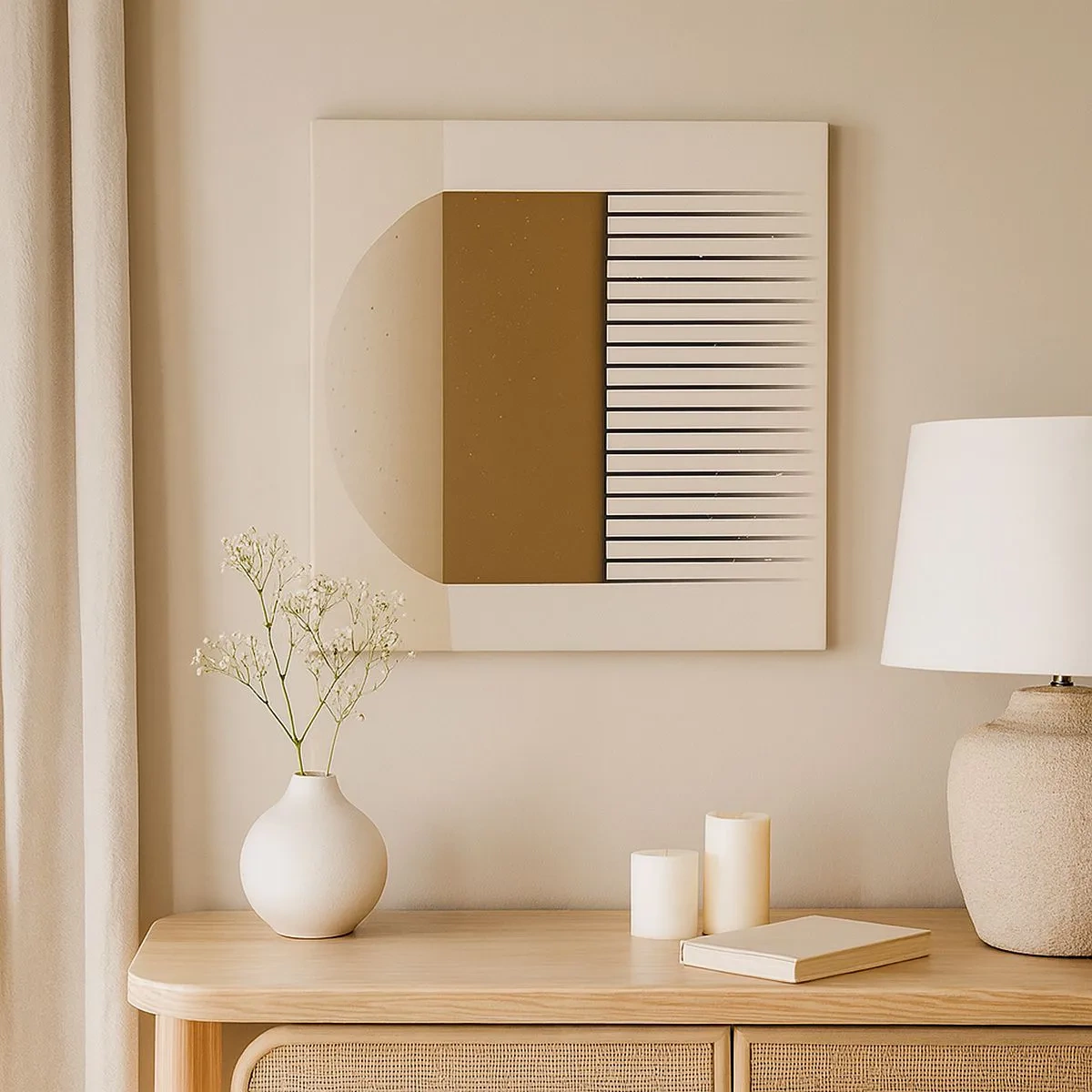 Lærredstryk - Billede på lærred - Forskellige stater - 30x30 cm