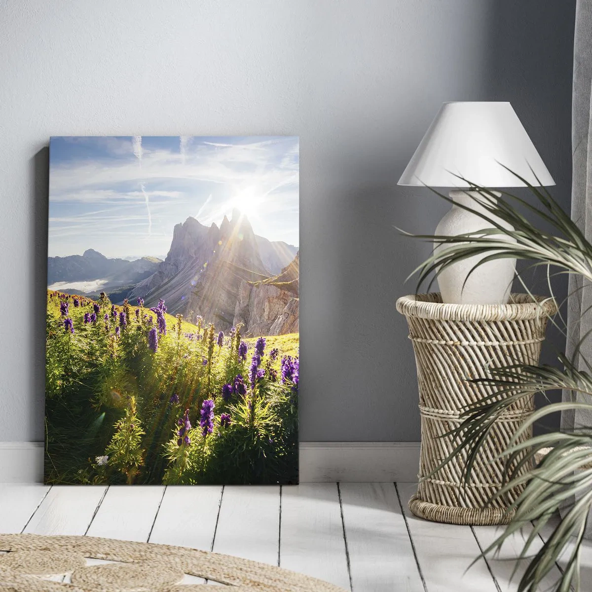 Lærredstryk - Billede på lærred - Urternes hemmelige liv - 50x70 cm