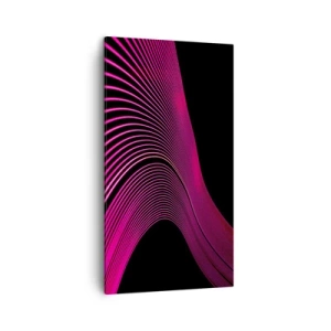 Lærredstryk - Billede på lærred - En allé af lys - 45x80 cm