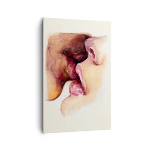 Lærredstryk - Billede på lærred - Som nat og dag, jord og himmel - 80x120 cm