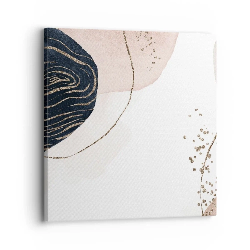 Lærredstryk - Billede på lærred - Alt flyder - 30x30 cm