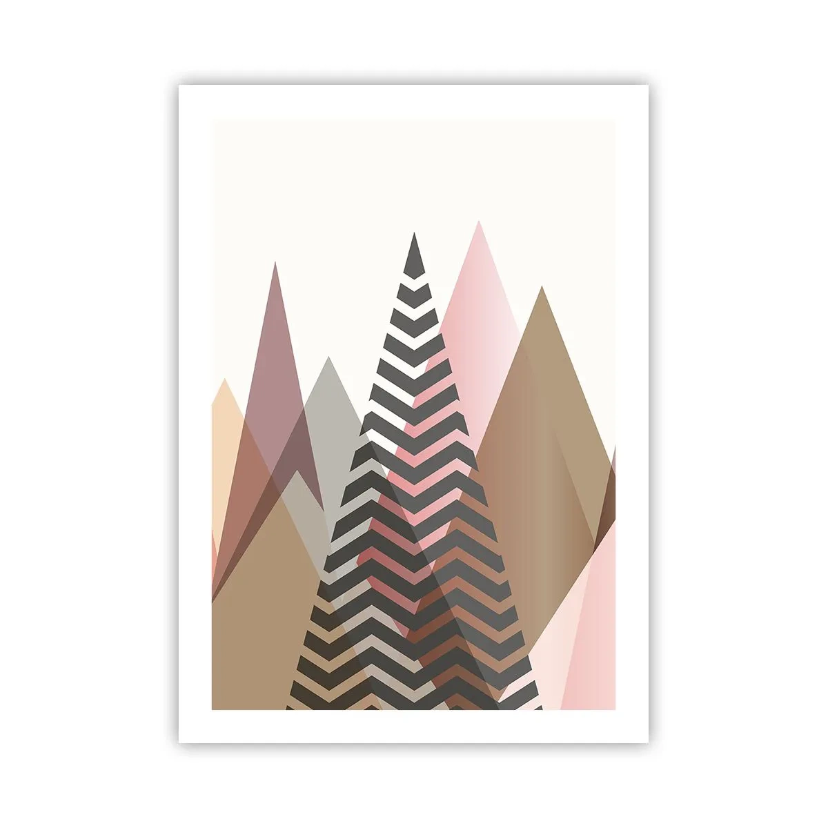 Plakat - Pyramide udsigt - 50x70 cm