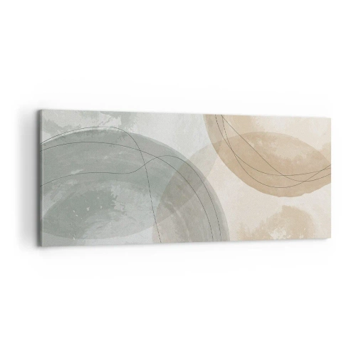 Lærredstryk - Billede på lærred - Gennemtrængning af verdener - 100x40 cm