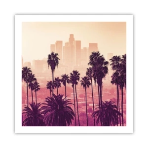 Plakat - Landskab i Californien - 60x60 cm